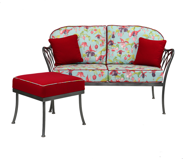 Blenheim Metal Footstool Bennington Furniture